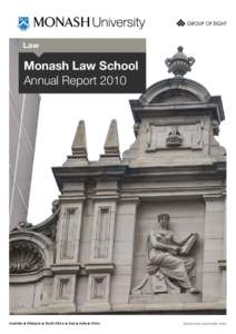 Law  Monash Law School Annual Report[removed]Australia