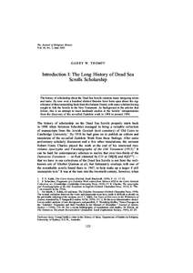The Journal i n tofrReligious o d u c tHistory ion i: Vol. 26, No. 2, June 2002
