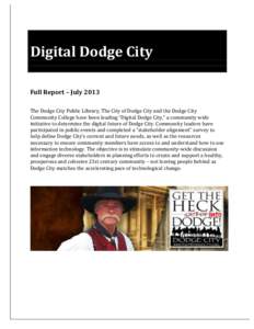   	
   Digital	
  Dodge	
  City	
   	
   	
  