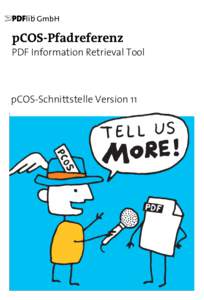 ABC  pCOS-Pfadreferenz PDF Information Retrieval Tool  pCOS-Schnittstelle Version 11