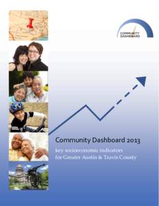Community Dashboard 2013 key socioeconomic indicators for Greater Austin & Travis County TRACKING OUR PROGRESS TOGETHER