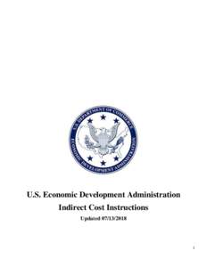 U.S. Economic Development Administration Indirect Cost Instructions Updated