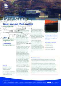trusted to deliverTM  Case Study Energy saving at RNAD Coulport Infrastructure