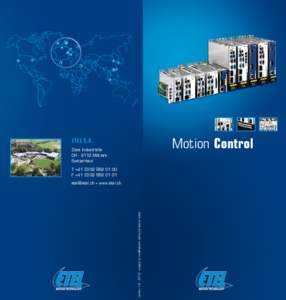 Motion Control  ETEL S.A. Zone Industrielle CHMôtiers Switzerland