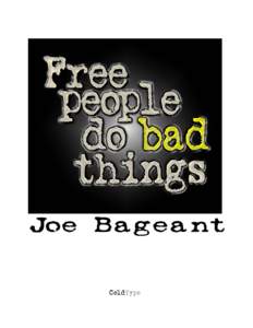 Joe Bageant  ColdType Joe Bageant