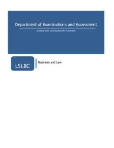Department of Examinations and Assessment Louisiana State Licensing Board for Contractors LSLBC  Business and Law