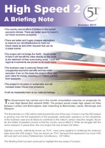 Rail transport / Greengauge 21 / High-speed rail in the United Kingdom / Transport in the United Kingdom / Rail transport in the United Kingdom / High Speed 2