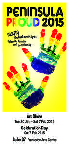handprint with the colors of the rainbow flag