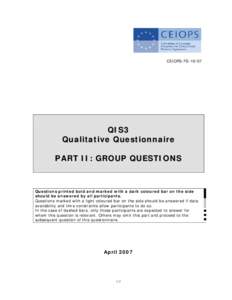 Microsoft Word - QIS3QuestionnaireGroups.doc