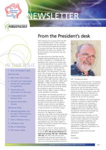Print Post Approved PPNEWSLETTER Volume 21 Issue No. 1 MarchFrom the President’s desk