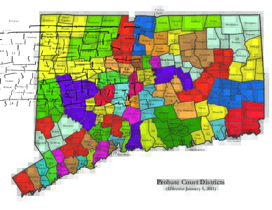 Probate Court Districts Effective January 5, 2011