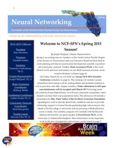 1  Neural Networking Spring 2014