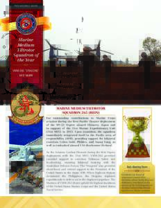 FRED MCCORKLE AWARD  Marine Medium Tiltrotor Squadron of