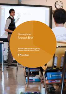 Promethean Research Brief Promethean Education Strategy Group Education Quality & Economic Growth