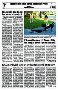 Iosco County News-Herald and Oscoda Press SECTION B September 25, 2013 Iosco has proposal for