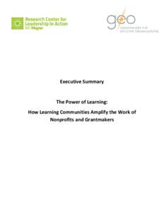 Microsoft Word - Executive Summary_Learning Communities Report.doc