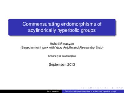 Commensurating endomorphisms of acylindrically hyperbolic groups