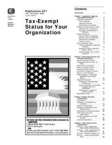 Publication 557 Department of the Treasury Internal Revenue
