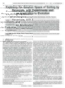 348  IEEE/ACM TRANSACTIONS ON COMPUTATIONAL BIOLOGY AND BIOINFORMATICS, VOL. 5,