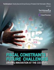 TechAmerica’s Twenty-Second Annual Survey of Federal Chief Information Officers 	 may 2012 and  Fiscal Constraints