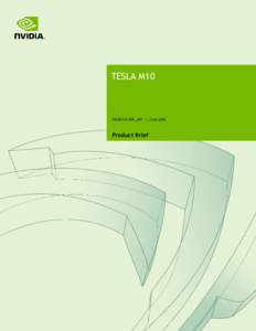 TESLA M10  PB001_v01 | June 2016 Product Brief