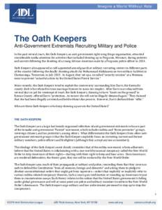 Microsoft Word - The Oath Keepers.docx