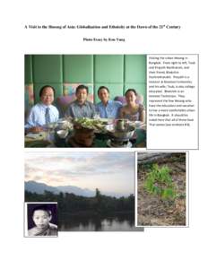 Tracing the Path of The Ancestors:  A visit to the Hmong in Asia –Photo Essay