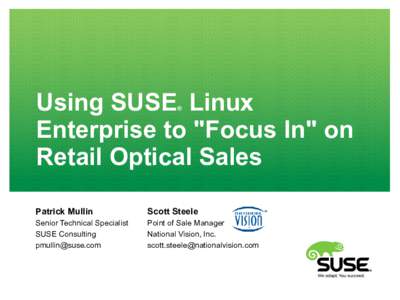 Using SUSE Linux Enterprise to 
