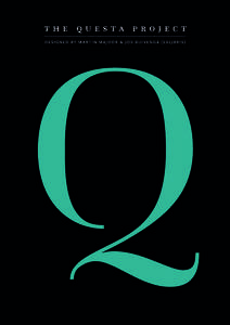 The Questa Project  T he questa project is a type design adventure by Dutch type designers Jos Buivenga and Martin Majoor. Their collaboration
