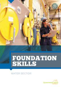 foundation skills water sector foundation skills water sector
