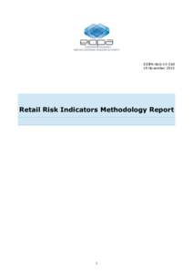 EIOPA-BoSNovember 2015 Retail Risk Indicators Methodology Report  1