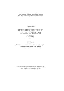 Islam and other religions / Jizya / Taxation in the Ottoman Empire / Qur / Dhimmi / Yadin