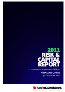 2011 RISK & CAPITAL REPORT  Incorporating the requirements of APS 330