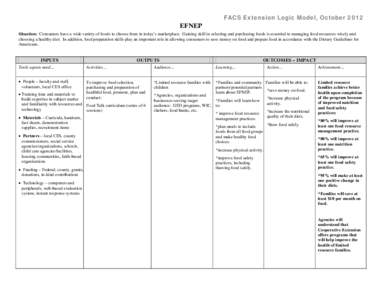 Columbus Marriage Coalition Logic Model and Plan for Community Engagement