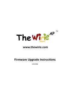 Firmware Upgrade Instructions7b3) Contents  Introduction ................................................................................ 3