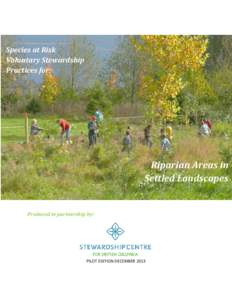 Microsoft Word - Stewardship Practices for Riparian Management in Settled Landscapes Pilot December[removed]