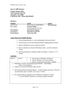 Agenda for June 9th Meeting – Berger/ABAM – Federal Way