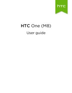 HTC One (M8) User guide 2  Contents