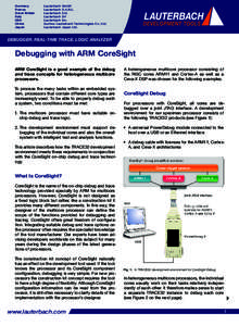 Debugging with ARM CoreSight