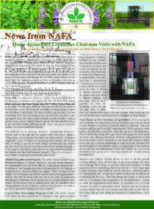 News from NAFA  House Agriculture Committee Chairman Visits with NAFA By Jon Dockter, NAFA Associate Director, and Beth Nelson, NAFA President  After serving in the State Senate from, Collin Peterson