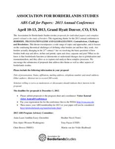 Microsoft Word - ABS 2013 call for papers.docx