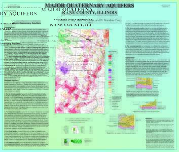 Illinois Department of Natural Resources ILLINOIS STATE GEOLOGICAL SURVEY William W. Shilts, Chief MAJOR QUATERNARY AQUIFERS