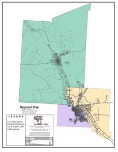 Regional Map El Paso County, TX Doña Ana County, NM Cd. Juarez, Chihuahua  L E G E N D