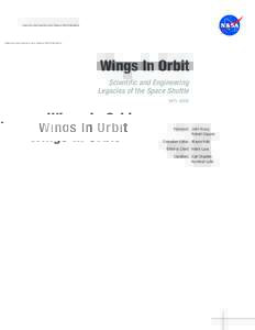 National Aeronautics and Space Administration  Wings In Orbit Scientific and Engineering Legacies of the Space Shuttle