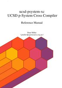 UCSD Pascal / Pascal / IBM Basic assembly language and successors / Command-line interface / Cross compiler