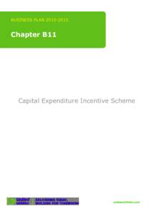 BUSINESS PLANChapter B11 Capital Expenditure Incentive Scheme