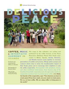 delicious  peace coffee, music & interfaith