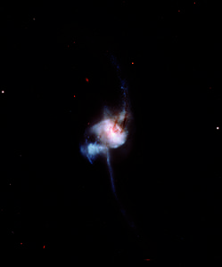 THE COLLIDING GALAXIES MOVIE NGC 2623 Having just one observing point in space, our Earth, and a very