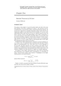 chapter1  October 22, 2013 © Copyright, Princeton University Press. No part of this book may be distributed, posted, or reproduced in any form by digital or mechanical