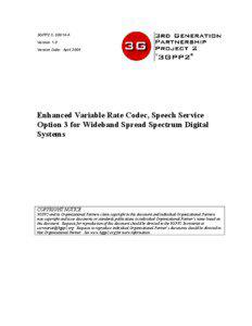 3GPP2 C.S0014-A Version 1.0 Version Date: April 2004